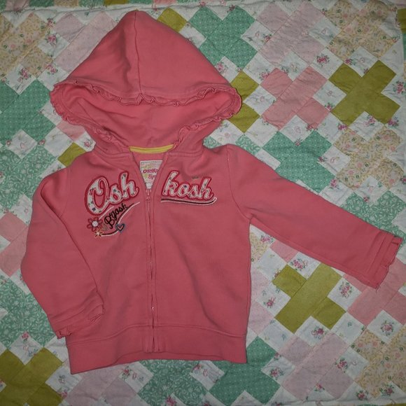 Oshkosh Hooded Zip-Up Sweatshirt - Picture 1 of 2